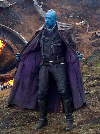 Illustration for article titled Behold Michael Rooker as a blue alien in Guardians of the Galaxy